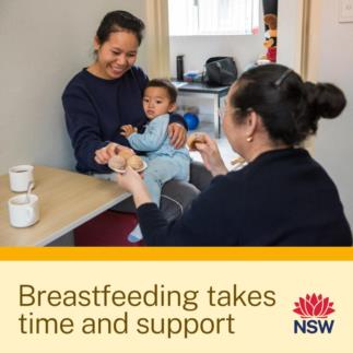 Breastfeeding takes time and support social tile